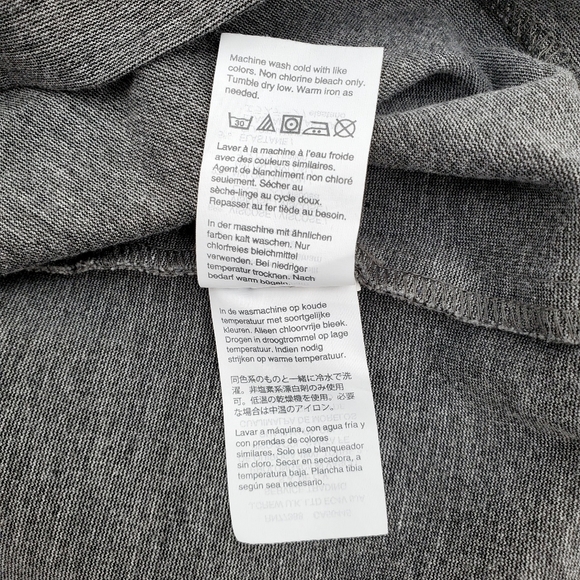 J. Crew Mercantile Gray Short Sleeve Casual Mini Dress - Picture 7 of 8